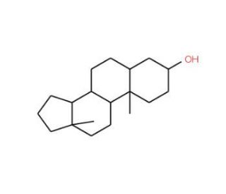 5&alpha;-Androstan-3&beta;-ol (CAS 1224-92-6) - chemical structure image