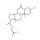 5alpha-Cholanic Acid-3alpha-ol-6-one (CAS 10573-17-8) - chemical structure image