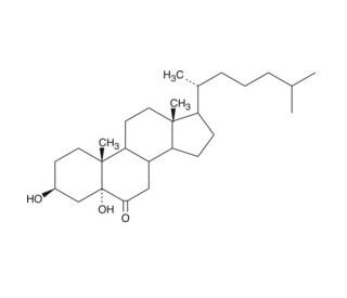 5&alpha;-hydroxy-6-keto Cholesterol (CAS 13027-33-3) - chemical structure image