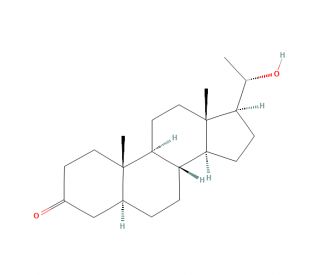 5&alpha;-Pregnane-3-one-20&alpha;-ol (CAS 516-59-6) - chemical structure image