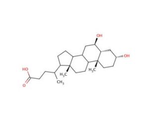 5&beta;-Cholanic acid-3&alpha;, 6&beta;-Diol (CAS 668-49-5) - chemical structure image