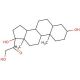 5β-Pregnane-3α,17α,21-triol-20-one (CAS 68-60-0) - chemical structure image