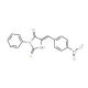 (5E)-2-Mercapto-5-(4-nitrobenzylidene)-3-phenyl-3,5-dihydro-4H-imidazol-4-one - chemical structure image