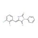 (5E)-5-(2,3-Dichlorobenzylidene)-2-mercapto-3-phenyl-3,5-dihydro-4H-imidazol-4-one - chemical structure image