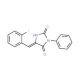 (5E)-5-(2-Fluorobenzylidene)-2-mercapto-3-phenyl-3,5-dihydro-4H-imidazol-4-one - chemical structure image