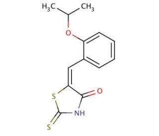(5E)-5-(2-isopropoxybenzylidene)-2-mercapto-1,3-thiazol-4(5H)-one (CAS 352540-00-2) - chemical structure image