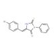 (5E)-5-(4-Bromobenzylidene)-2-mercapto-3-phenyl-3,5-dihydro-4H-imidazol-4-one - chemical structure image