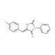 (5E)-5-(4-Chlorobenzylidene)-2-mercapto-3-phenyl-3,5-dihydro-4H-imidazol-4-one - chemical structure image
