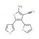 5′-Amino-[2,3′;2′,3′′]terfuran-4′-carbonitrile - chemical structure image
