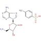 5′-Amino-5′-deoxyadenosine p-toluenesulfonate salt (CAS 81090-75-7) - chemical structure image