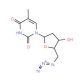 5′-Azido-5′-deoxythymidine (CAS 19316-85-9) - chemical structure image