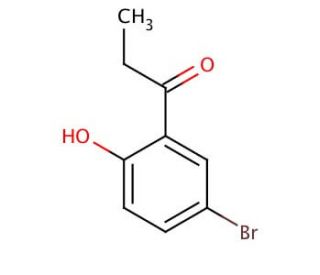 5&prime;-Bromo-2&prime;-hydroxypropiophenone (CAS 17764-93-1) - chemical structure image