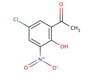 5&prime;-Chloro-2&prime;-hydroxy-3&prime;-nitroacetophenone (CAS 84942-40-5) - chemical structure image