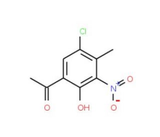 5&prime;-Chloro-2&prime;-hydroxy-4&prime;-methyl-3&prime;-nitro-acetophenone (CAS 288401-07-0) - chemical structure image