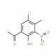 5′-Chloro-2′-hydroxy-4′-methyl-3′-nitro-acetophenone (CAS 288401-07-0) - chemical structure image