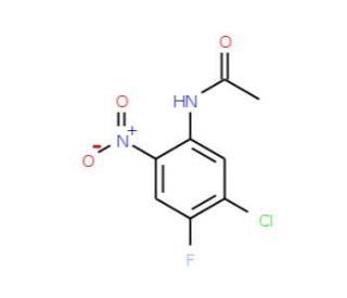 5&prime;-Chloro-4&prime;-fluoro-2&prime;-nitroacetanilide (CAS 81962-58-5) - chemical structure image