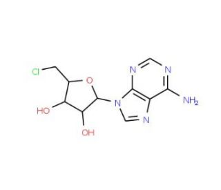 5&prime;-Chloro-5&prime;-deoxyadenosine (CAS 892-48-8) - chemical structure image