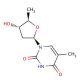 5′-Deoxythymidine (CAS 3458-14-8) - chemical structure image