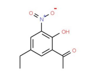 5&prime;-Ethyl-2&prime;-hydroxy-3&prime;-nitroacetophenone (CAS 71002-71-6) - chemical structure image
