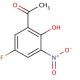 5′-Fluoro-2′-hydroxy-3′-nitroacetophenone (CAS 70978-39-1) - chemical structure image