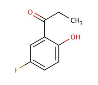 5&prime;-Fluoro-2&prime;-hydroxypropiophenone (CAS 443-09-4) - chemical structure image