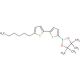 5′-Hexyl-2,2′-bithiophene-5-boronic acid pinacol ester (CAS 579503-59-6) - chemical structure image