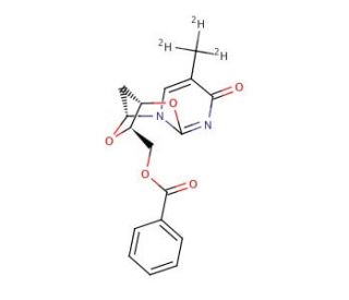 5&prime;-O-Benzoyl-2,3&prime;-anhydrothymidine-d3 - chemical structure image