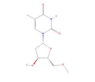 5&prime;-O-Methylthymidine (CAS 14504-60-0) - chemical structure image
