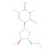 5′-O-Methylthymidine (CAS 14504-60-0) - chemical structure image