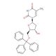 5′-O-Trityl-3′-β-hydroxythymidine (CAS 55612-11-8) - chemical structure image