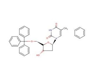 5&prime;-O-Tritylthymidine (CAS 7791-71-1) - chemical structure image