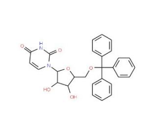 5&prime;-O-Trityluridine (CAS 6554-10-5) - chemical structure image