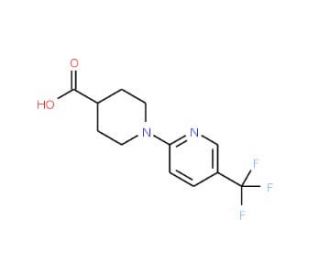 5&prime;-Trifluoromethyl-3,4,5,6-tetrahydro-2H-[1,2&prime;]bipyridinyl-4-carboxylic acid (CAS 406476-31-1) - chemical structure image