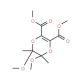 (5R,6R)-Dimethyl 5,6-dimethoxy-5,6-dimethyl-1,4-diox-2-ene-2,3-dicarboxylate - chemical structure image
