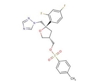 (5R-cis)-Toluene-4-sulfonic Acid 5-(2,4-Difluorophenyl)-5-[1,2,4]triazol-1-ylmethyltetrahydrofuran-3-ylmethyl Ester (CAS 1498