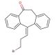 (5Z)-5-(3-Bromopropylidene)-5,11-dihydro-10H-dibenzo[a,d]cyclohepten-10-one (CAS 156458-92-3) - chemical structure image