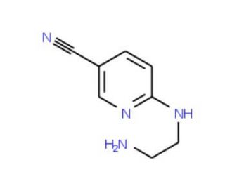 6-[(2-aminoethyl)amino]nicotinonitrile - chemical structure image