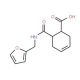 6-{[(2-Furylmethyl)amino]carbonyl}-3-cyclohexene-1-carboxylic acid - chemical structure image