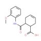6-[(2-Methoxyanilino)carbonyl]-3-cyclohexene-1-carboxylic acid - chemical structure image