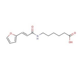 6-{[(2E)-3-(2-Furyl)prop-2-enoyl]amino}-hexanoic acid - chemical structure image