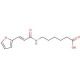6-{[(2E)-3-(2-Furyl)prop-2-enoyl]amino}-hexanoic acid - chemical structure image