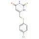 6-{[(4-Chlorophenyl)thio]methyl}-2-mercaptopyrimidin-4(3H)-one - chemical structure image