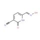 6-[(hydroxyimino)methyl]-2-oxo-1,2-dihydropyridine-3-carbonitrile (CAS 81450-61-5) - chemical structure image