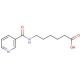 6-[(Pyridine-3-carbonyl)-amino]-hexanoic acid - chemical structure image