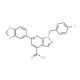 6-(1,3-benzodioxol-5-yl)-1-(4-chlorobenzyl)-1H-pyrazolo[3,4-b]pyridine-4-carboxylic acid - chemical structure image