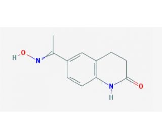 6-[1-(hydroxyimino)ethyl]-1,2,3,4-tetrahydroquinolin-2-one - chemical structure image