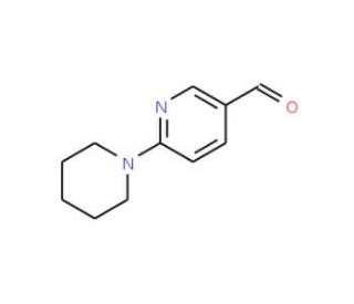 6-(1-Piperidinyl)pyridine-3-carboxaldehyde (CAS 241816-11-5) - chemical structure image