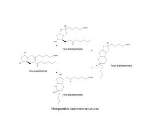 6,15-diketo-13,14-dihydro Prostaglandin F1&alpha; (CAS 63983-53-9) - chemical structure image