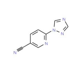 6-(1H-1,2,4-triazol-1-yl)nicotinonitrile - chemical structure image