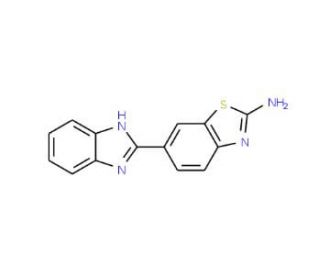 6-(1H-Benzoimidazol-2-yl)-benzothiazol-2-ylamine - chemical structure image